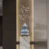 Ziqi Donglai Latão Cristal Cerâmica Cabaça Ornamentos de Alto Padrão Sala de Estar Gabinete de TV Corredor Decorações para inauguração de casa e abertura