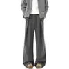 Colección de otoño 2026: pantalones casuales nuevos de moda, estilo old-money, plisados, adelgazantes y que realzan la altura, corte holgado, talla grande, pantalones largos para hombre