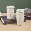Conveniência para Transportar Garrafa Térmica de Aço Inoxidável 316 Celebridade da Internet a Vácuo com Cordão Copo de Café Octogonal Garrafa de Água para Viagem ao Ar Livre