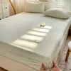 Sábana Bajera Nueva de una Pieza, Cubre Cama de Cobertura Total, Protector de Colchón Simmons, Sábana Individual, Funda de Almohada, Juego de Tres Piezas