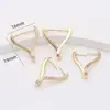 Hebilla Passepartout Chapada en Oro de 14 Quilates Incrustada con Colgante de Circonita Hebilla Cabeza Clip Bola Cuentas Hebilla Collar Perla Hebilla Accesorios de Joyería