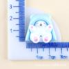 Coelho de queijo urso bonito resina animal jóias caseiro creme cola caso de telefone material buraco sapatos decoração