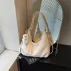 Mochila Feminina 2026 Nova Tendência Moda Verão Versátil para o Dia a Dia Bolsa de Ombro Grande Capacidade Bolsa Tote Transversal