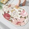 Flor Americana Hogar Inodoro Baño Alfombrilla Antideslizante Absorbente Barro de Diatomeas Secado Rápido Antideslizante Felpudo