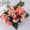 Venta de Liquidación 90% de Descuento Ramo de Rosas y Dalias Flores Artificiales para Boda Estilo Ins Flores Realistas Fabricante Decoración del Hogar Venta al por Mayor Transfronteriza
