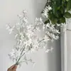 Orquídea Wenxin flor de simulación de cifrado flor artificial techo largo exterior decoración de boda arreglo floral boda flor de simulación Orquídea Wenxin
