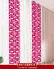 Pegatinas de Tira Larga con Palabras Felices para Bodas, Colgantes para Cortinas, Set de Decoración de Habitación de Boda, Decoración de Dormitorio de Casa Nueva, Guirnalda de Mariposas para Habitación