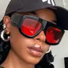 2026 Nuevas Gafas de Sol Cuadradas de Marco Grande Estilo Coreano Versátiles de Moda Tendencia con Personalidad para Fotografía Callejera y Protección UV