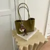 Bolso de Hombro Individual con Patrón Tejido para Mujer 2026 Nuevo Estilo Coreano Bolso Tote Gran Capacidad Bolso de Mano para Viajes Bolso Versátil Vintage