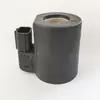 Escavadeira Kobelco Skm6 Bobina de Válvula Solenoide Rotativa G24D Trava Piloto Furo Interno 20mm Altura 55mm