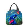 Bolsa de almuerzo Stitch de tela Oxford con dibujos animados, bolsa para conservar el calor, bolsa de aluminio para picnic, bolsa de almuerzo portátil
