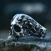 Anillo de acero para hombre estilo punk de acero inoxidable Steel Warrior venta al por mayor comercio exterior hip hop anillo retro de acero de titanio Nuevo