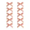 Venta caliente transfronteriza cinta multicolor cinta lateral pinza para el pelo pequeña lazo pinza de pico de pato trenzado dulce dopamina accesorios para el cabello niña