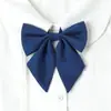 Jk Roupa de Formatura Bacharelado Baseada no Japão Gravata Feminina Fotografia de Formatura Uniforme Escolar Vinho Tinto Gravata Borboleta Camisa Grátis Raiz de Pena Vermelha Gola Flor Tendência