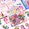 Pacote de Adesivos My Little Pony Guka Fofo Adesivo para Caderno Papelaria Capa de Celular Pintura Decorativa Copo d'Água Pacote de Partículas