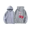 Sudadera con capucha unisex versátil, moderna, de estilo americano, corte holgado, transfronteriza, sudadera con capucha impresa para pareja