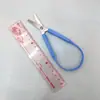 Suministro transfronterizo automático anillo elástico tijeras punto conjunto multicolor grande pequeño herramienta anillo tijeras