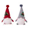 Decoraciones navideñas nuevas transfronterizas luces navideñas gnomo gorro de punto adornos de muñeco de Rodolfo luminoso al por mayor