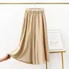 Calças Femininas de Verão Verdes, Corte Solto, Pernas Largas, Tamanhos Grandes, Calças Cropped de Corte Reto, Calças Casuais Finas de Linho de Cintura Alta