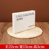 Caixa de Embalagem para Louças de Bolo de Aniversário Caixa Descartável para Talheres de Bolo Bandeja de Talheres para Velas Caixa de Armazenamento Logotipo Imprimível
