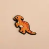 Funda de Teléfono de Dinosaurio de Dibujos Animados Accesorios Div Etiquetas de Goma Suave de PVC Accesorios Hechos a Mano Dijes para Zapatos de Madera Hebillas de Zapatos en Stock