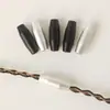 Deslizador de fio de metal de gama média suporte para acessório de fone de ouvido diy plug acessório de fio diy divisor de fio de fone de ouvido deslizador