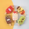 Acessórios de Resina Desenho Animado DIY Joias Verão Sorvete Picolé Comida Brinquedo Cola de Creme Grampo de Cabelo Feito à Mão Capa de Celular Fivela de Sapato