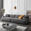 Sofá minimalista italiano de Damasco, de diseño en línea, para celebridades de Internet, para apartamentos pequeños, sala de estar moderna, sofá de tela sencillo.