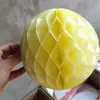 Linterna de Panal Guirnalda de Papel Linterna Decoración de Ambiente de Compromiso Columna de Boda Fondo Bola Casa Nueva Boda Festiva