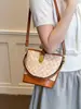 Bolso Cruzado de Hombro Único para Viajes Casuales, Nuevo Bolso Cubo Vintage Versátil Koujia, Bolso de Mano Texturizado Estampado para Mujer