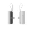 Nueva cápsula de carga rápida transfronteriza KC, cargador portátil con mini cinturón, 5000 mAh