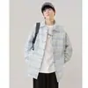 Moda Temperamento Hombres Estilo Pequeña Fragancia Versátil Cuadros Moda 2027 Americana Versátil Chaqueta Camisa Chaqueta Casual Top