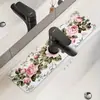 Alfombrilla para desagüe de grifo TEMU más vendida transfronteriza, alfombrilla decorativa simple para lavabo, alfombrilla antideslizante de tierra de diatomeas, disponible para dropshipping
