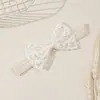 Nuevos Estilos Europeos y Americanos Diademas de Encaje para Bebés, Lindos Accesorios para el Cabello Calados para Niños, Diademas de Moño Hechas a Mano para Bebés