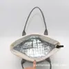 Bolsa de Mão de Algodão Personalizada de Fábrica Bolsa com Zíper Grande Capacidade Bolsa de Compras para Viagem ao Ar Livre Bolsa Tote Bolsa de Ombro com Zíper