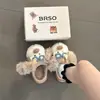 Pantuflas de Peluche de Perro Orejón para Niñas Invierno 2026, Estilo Lindo, Suela Gruesa, Antideslizantes, Uso en Casa, Pantuflas Peludas para Niñas Jóvenes