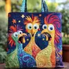 Bolso de Mano con Estampado de Moda Tendencia para Mujer 3D Transfronterizo Nuevo Producto Temu Amazon Bolso de Hombro Lona 300g