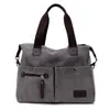 Nova bolsa mensageiro retrô de lona masculina para ombro, grande capacidade, para fitness, esportes, viagem, bolsa mensageiro casual feminina, moda