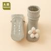 Meias Infantis e de Bebê para Primavera e Outono Novas de Algodão Penteado para Homens e Mulheres 0-1 Ano Meias Antiderrapantes para Chão de Interior Venda por Atacado 3