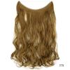 Amazon venda quente linha de pesca peruca de cortina de cabelo feminino de uma peça sem costura peruca de extensão de cabelo fabricante em estoque quente europeu e americano
