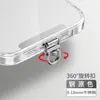 Clipe de Aço Inoxidável para Celular Junta Ultrafina Conexão Metálica Giratória 360° Adesivo Traseiro Cordão Cartão Universal