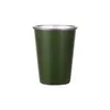 Conjunto de Copos de Água para Acampamento ao Ar Livre Aço Inoxidável 304 Copo de Água 350ml Multicor Opcional Copo de Cerveja Cultural Copo de Acampamento