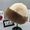 Novo chapéu de pescador de pelúcia de inverno 2023 moda feminina tudo-em-um quente que afina o rosto pequeno à prova de vento à prova de frio chapéu de bacia pequeno que afina o rosto