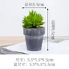 Planta Suculenta Artificial en Maceta, Bonsái Simple Personalizado para Decoración del Hogar, Planta Verde Artificial para Decoración de Interiores