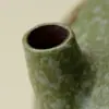Tetera Tradicional China Verde con Filtro de Cerámica para Uso Doméstico, Incluye un Juego de Té de una Sola Tetera con Asa