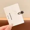Pinza de Pato Pequeña con Lazo de Pedrería Lateral, Pasador Exquisito de Gama Alta, Mini Pinza para Flequillo