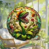 Colgante Acrílico Temu Producto Nuevo Transfronterizo Estilo Bohemio Interior Exterior Decoración Colorida Placa Redonda Acrílica