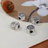 Acessórios de prata S925 acessórios de contas acessórios com contas feitos à mão acessórios de joias diy acessórios de prata auspiciosos felizes pulseira diy