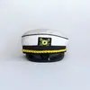 Chapéu Marinho Bordado com Âncora Chapéu de Aba Reta Chapéu de Navio Chapéu de Marinheiro para Viagem Palco de Foto Performance