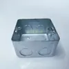 Caja de Interruptores Tipo 86 Caja de Conexiones de Hierro Caja Trasera de Hierro para Instalación Empotrada Caja Estirada de Acero Accesorios de Caja Trasera de Hierro Galvanizado